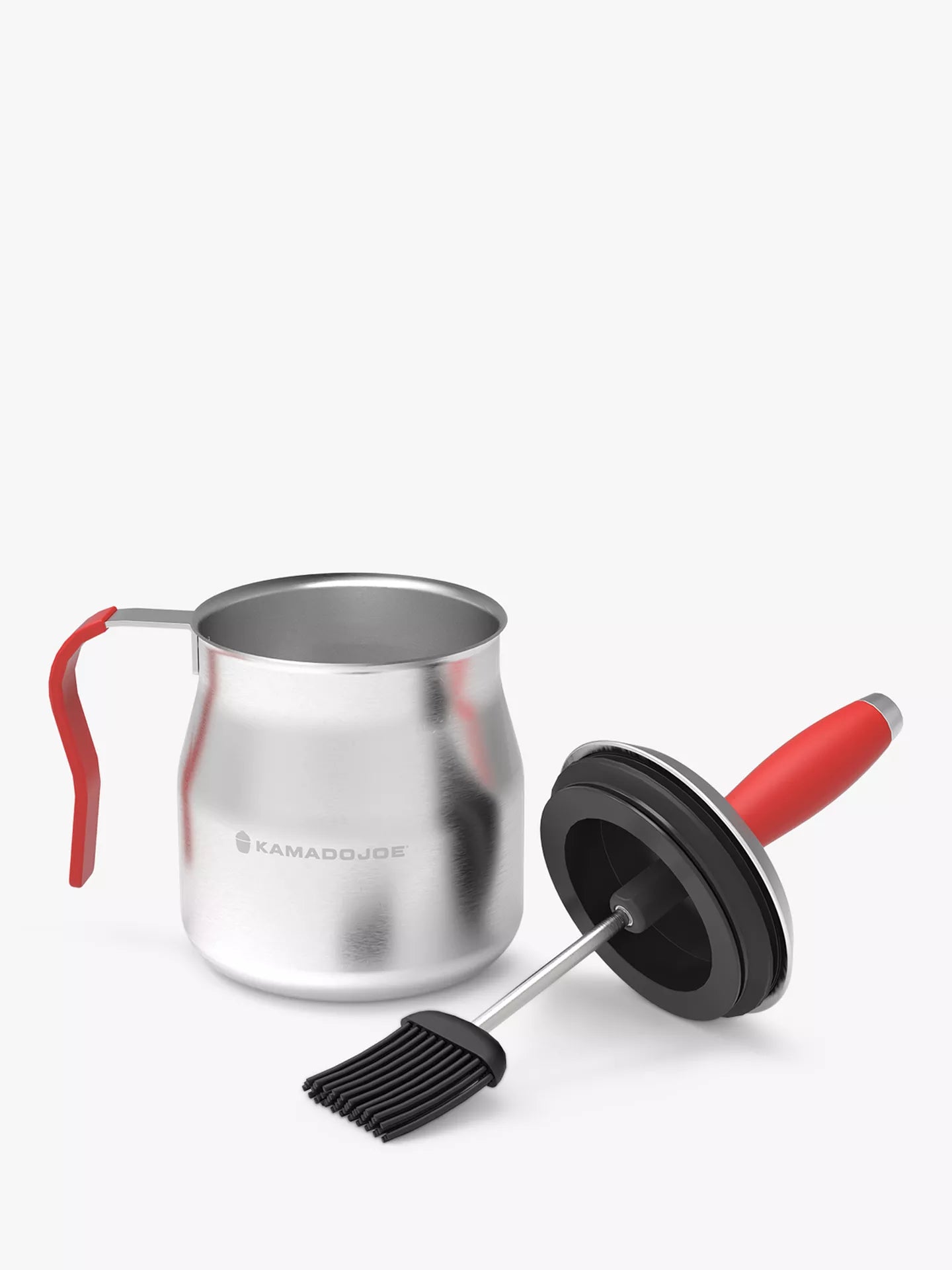 Kamado Joe Krafted Stainless Steel BBQ Basting Pot & Brush