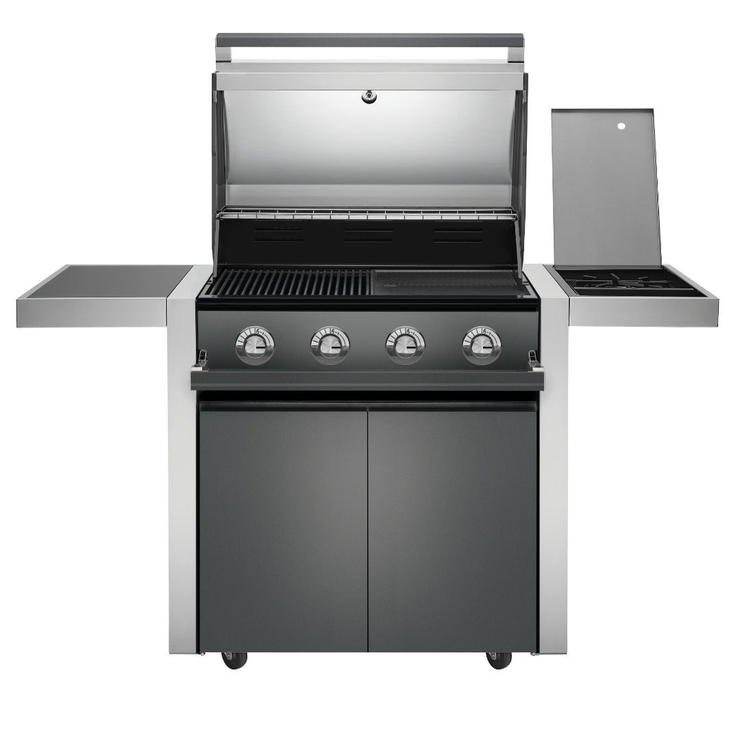 Beefeater 1700 4 Burner BBQ & Side Burner Trolley