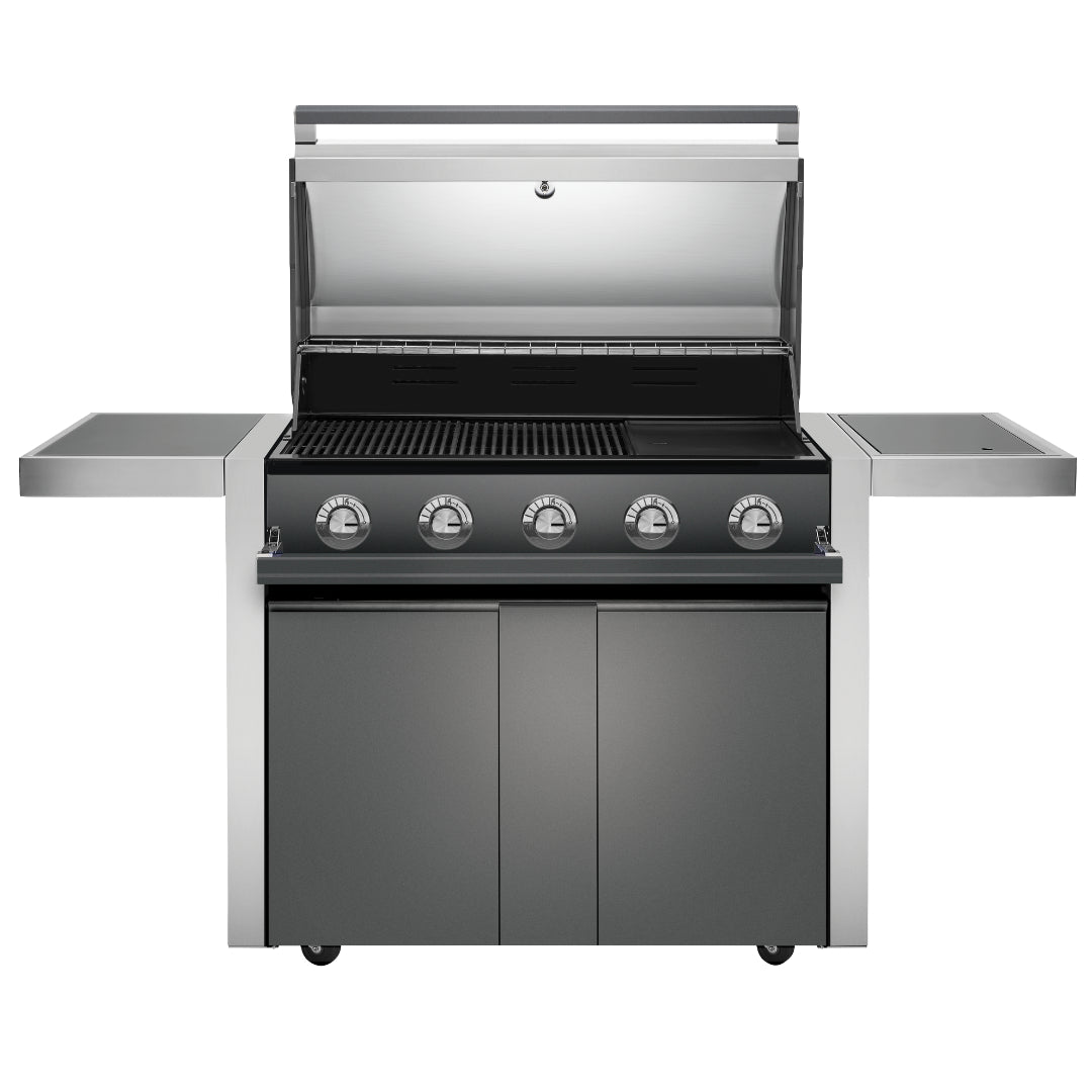 Beefeater 1700 5 Burner BBQ & Side Burner Trolley
