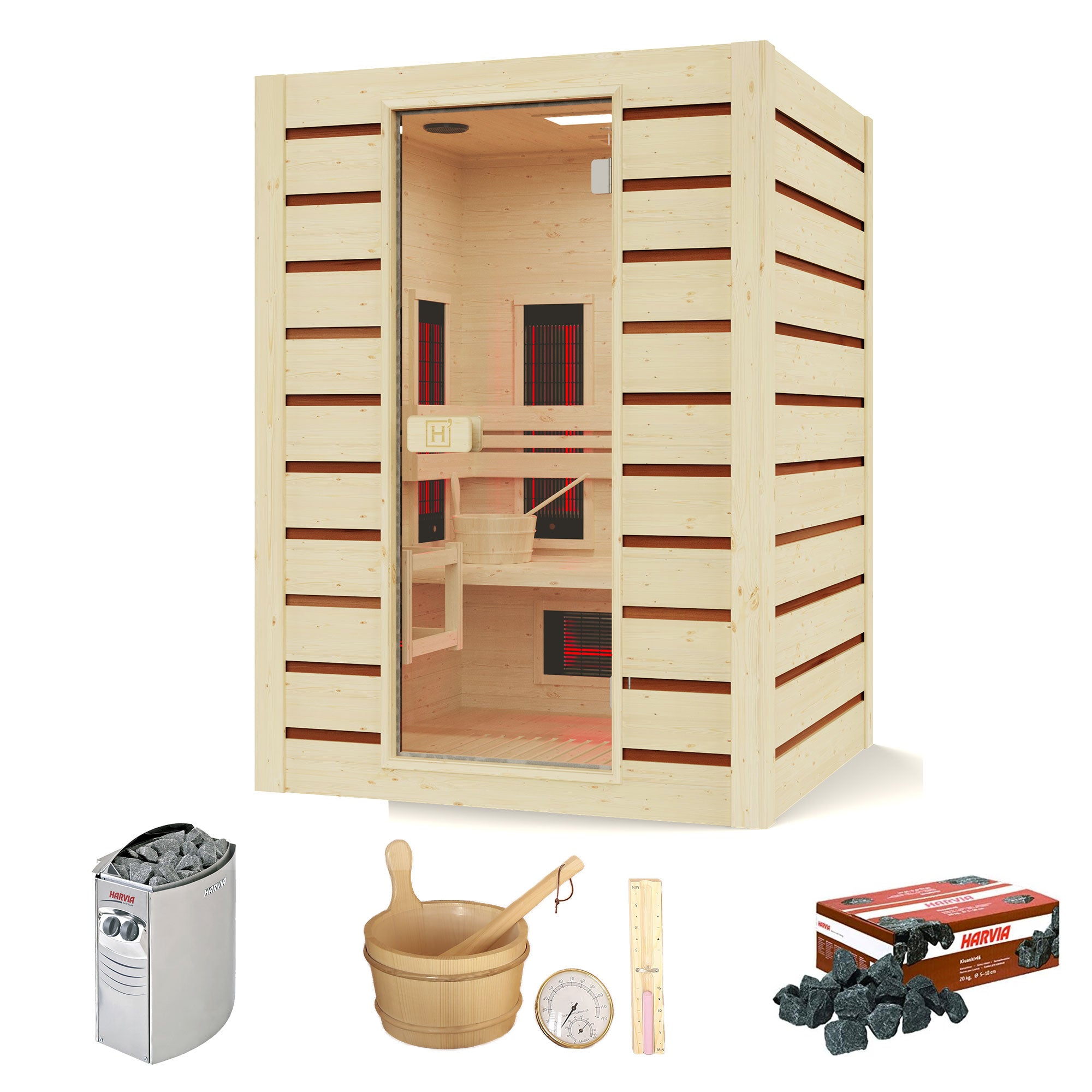 Hybrid Combi Sauna 2 person