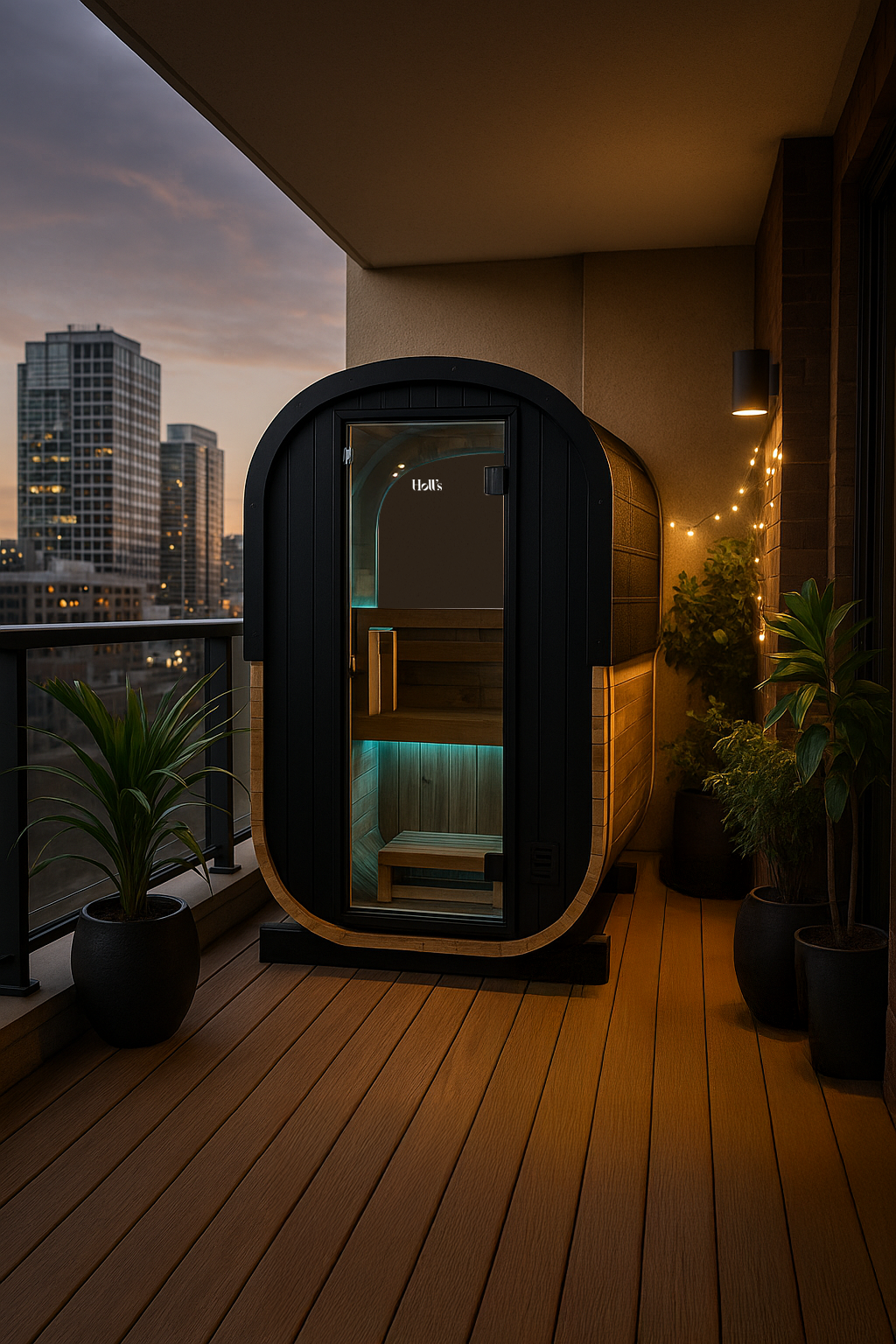 Holl's Traditional sauna COCOON 130