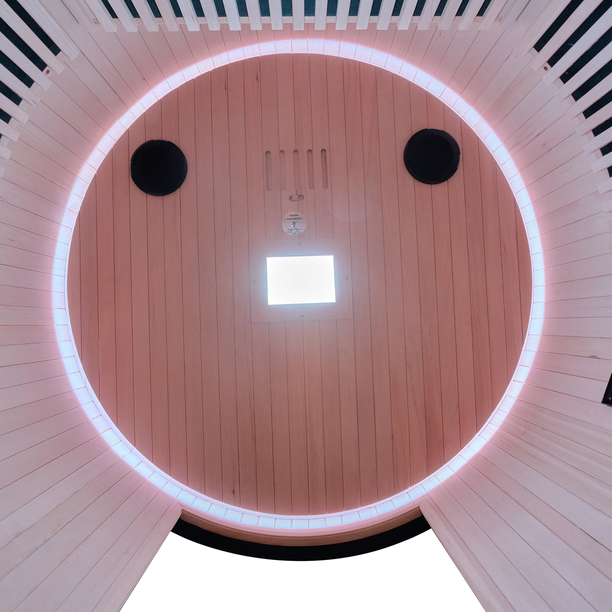 Moon 2 person Infrared sauna Wood