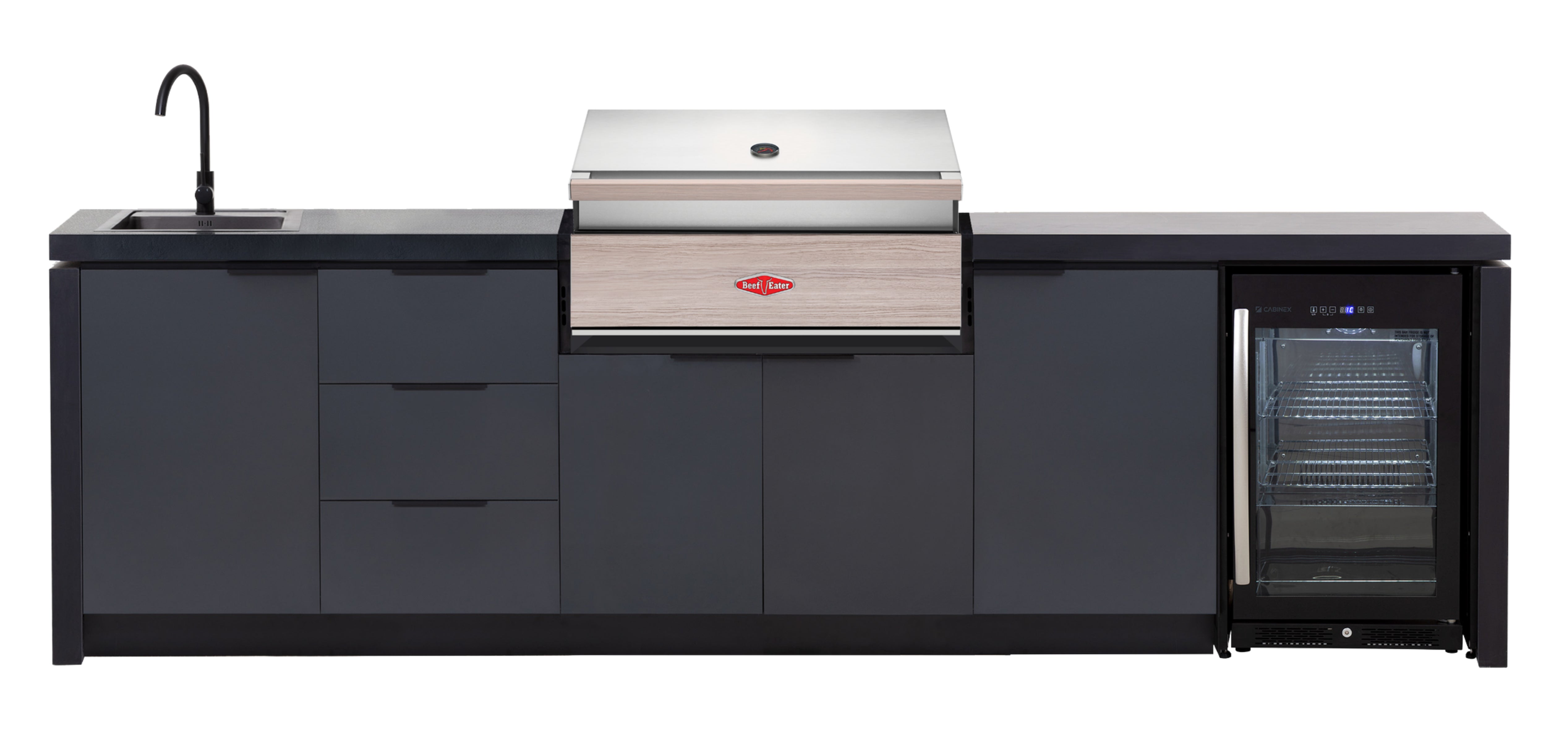 Cabinex Premium Outdoor Kitchen Paired with Beefeater 1500