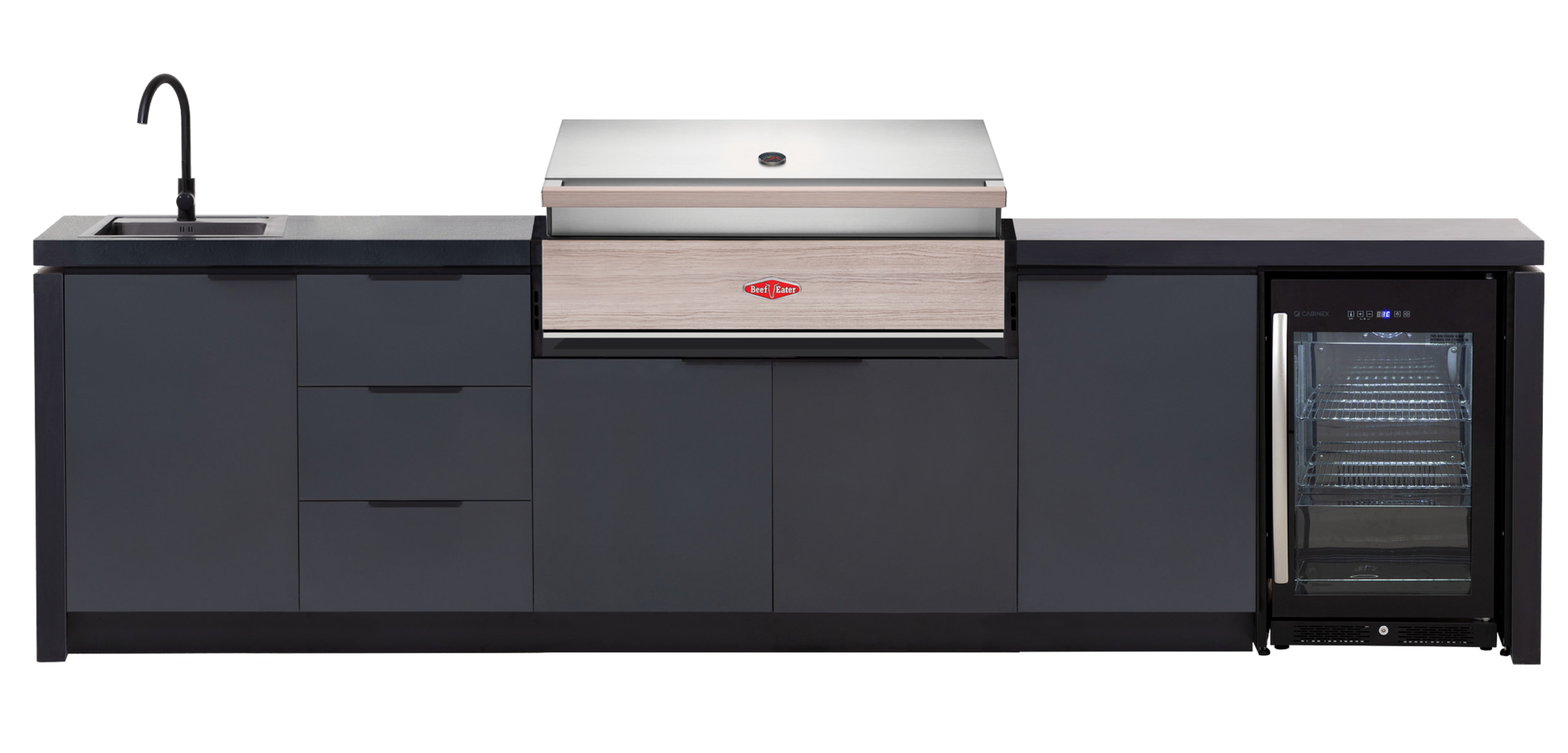 Cabinex Premium Outdoor Kitchen Paired with Beefeater 1500