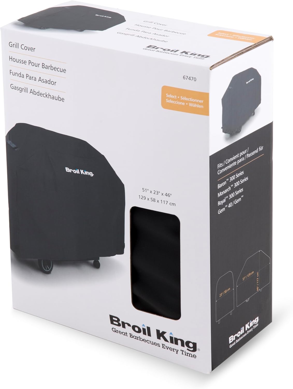 Broil King 129cm Select Grill Cover 67470