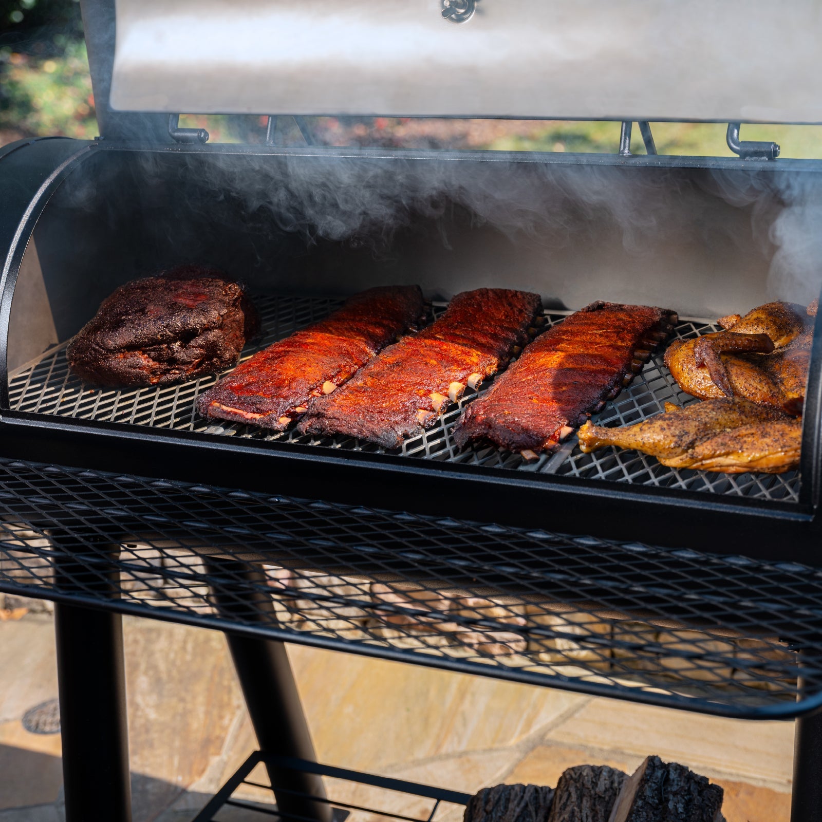 Char-Griller Competition Pro Offset BBQ and Smoker