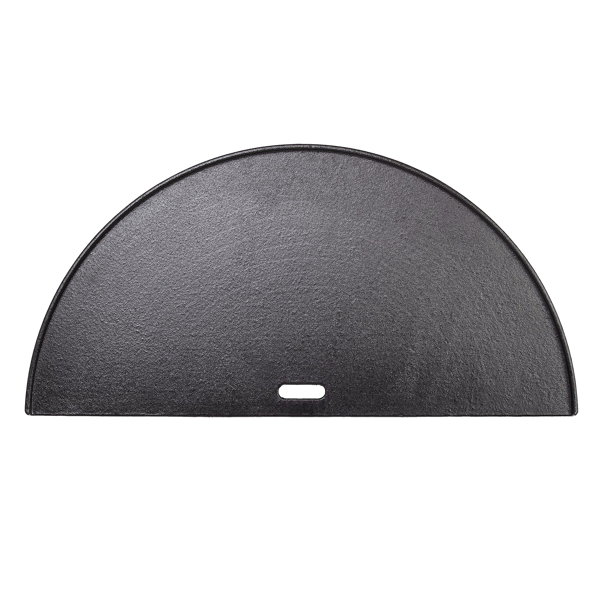 Kamado Joe Half Moon Cast Iron Reversible Griddle For Big Joes