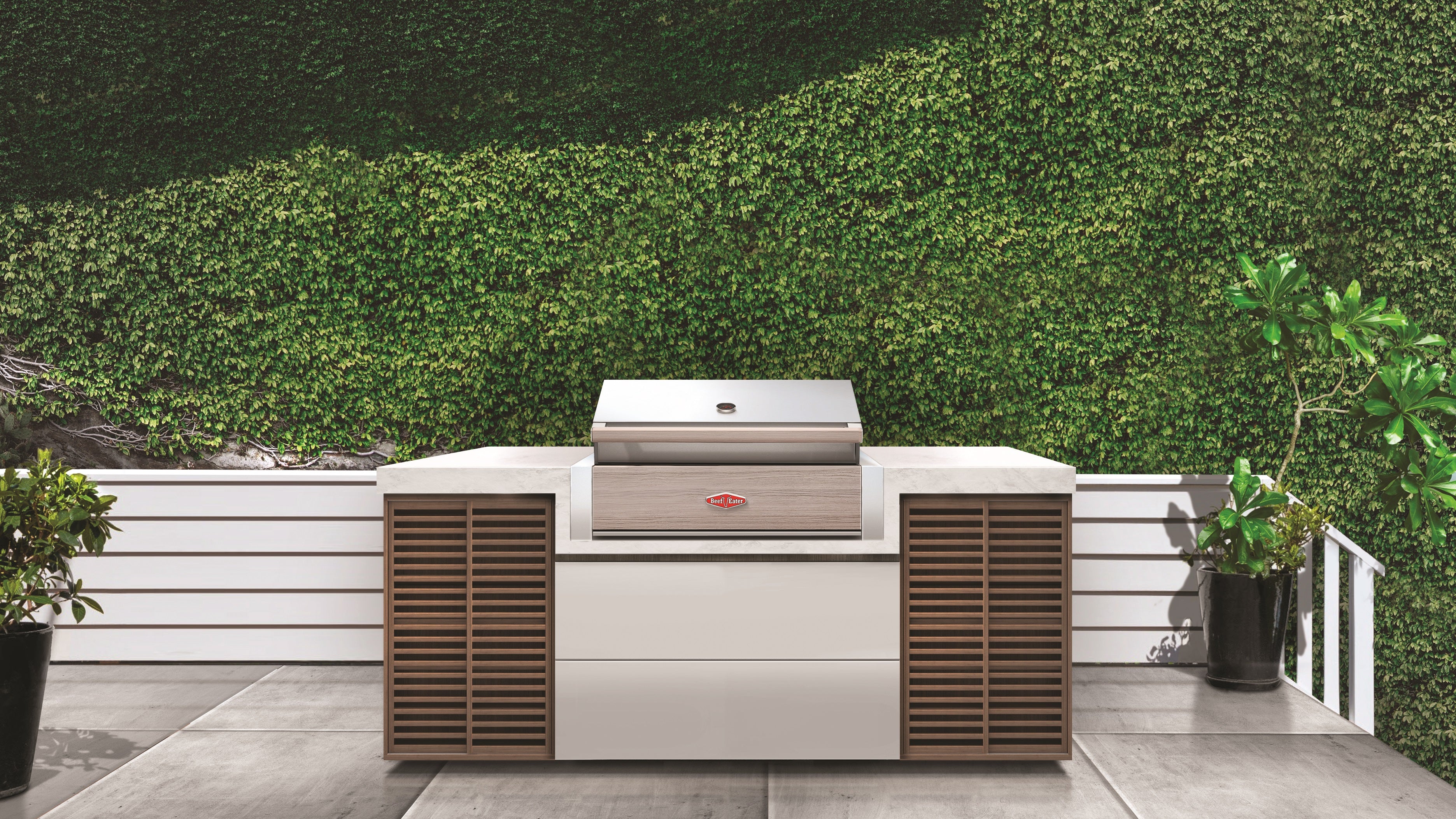 BeefEater 1500 4 Burner Built-In Gas BBQ