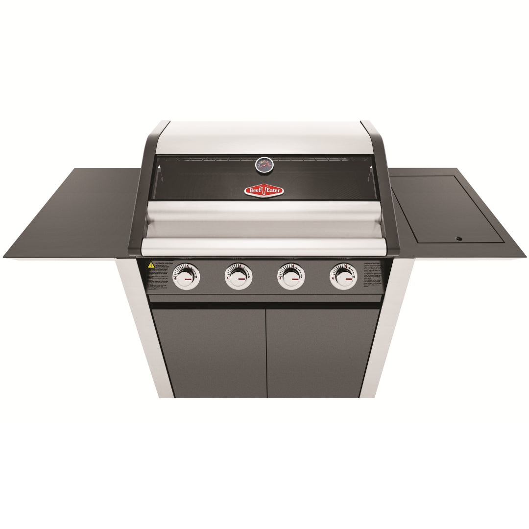 Beefeater 1600E 4 Burner BBQ & Side Burner Trolley