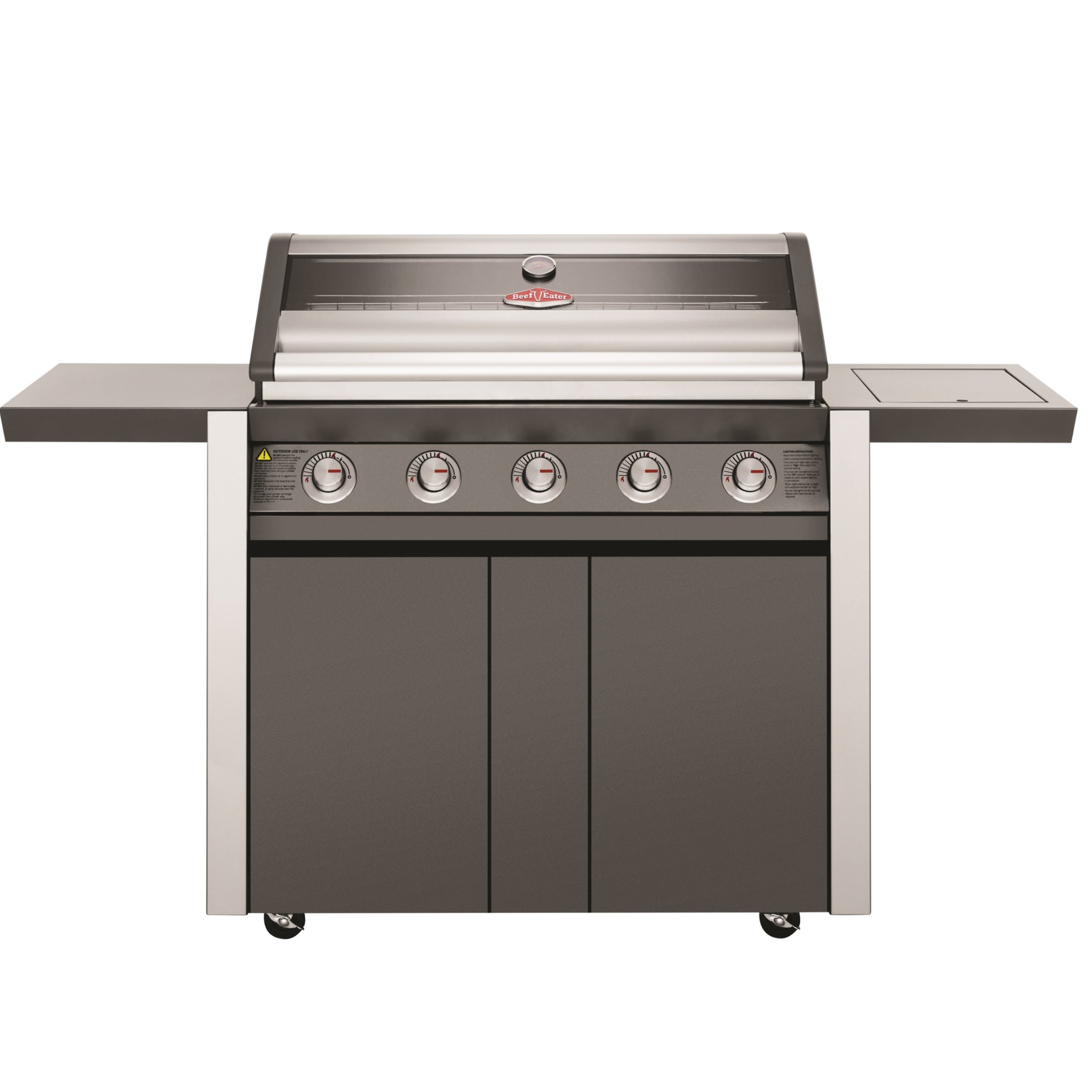 Beefeater 1600E 5 Burner BBQ & Side Burner Trolley