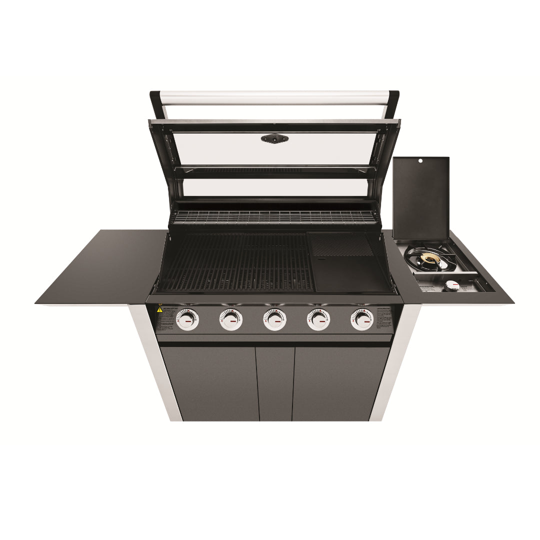 Beefeater 1600E 5 Burner BBQ & Side Burner Trolley