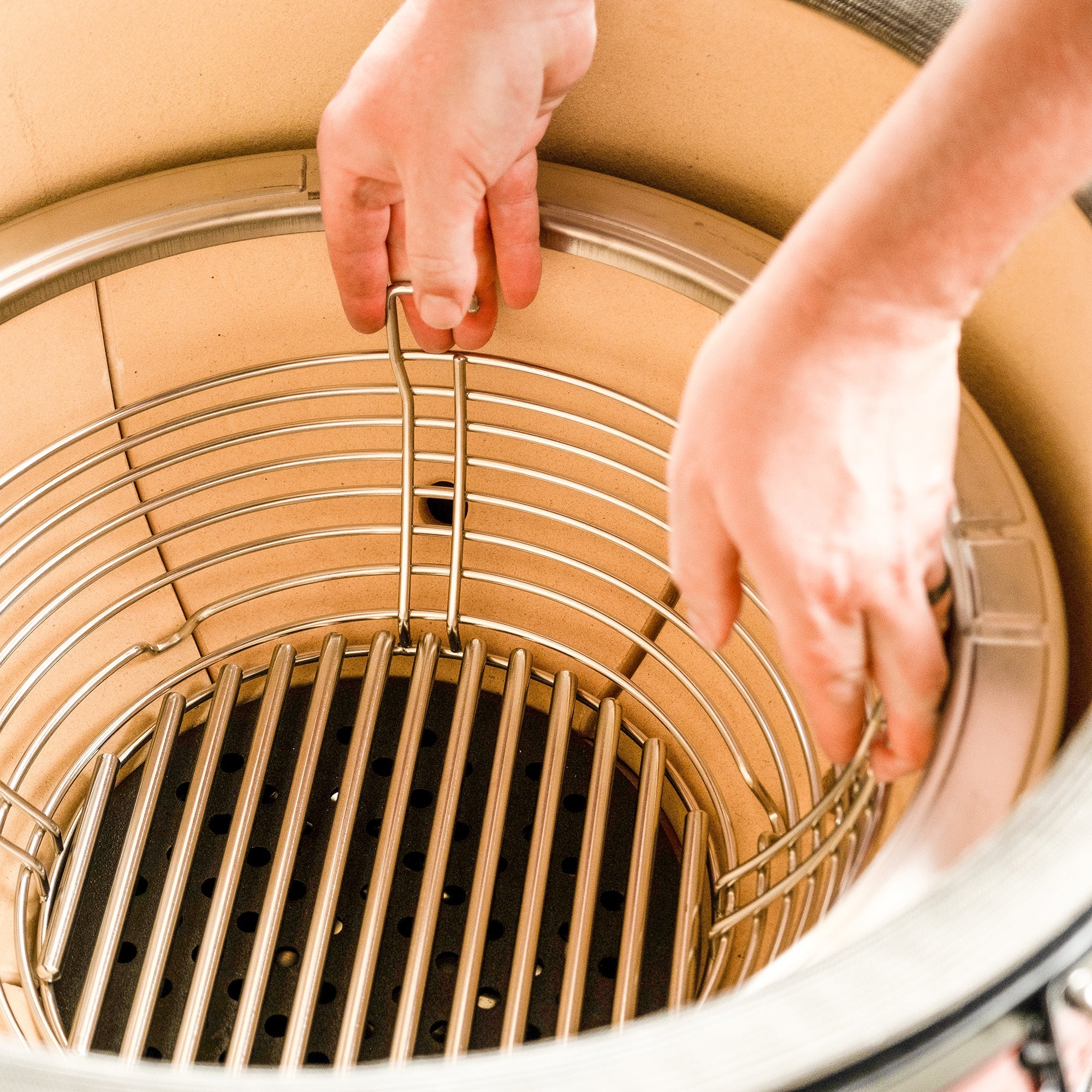 Kamado Joe Stainless Steel Charcoal Basket for Classic Joes