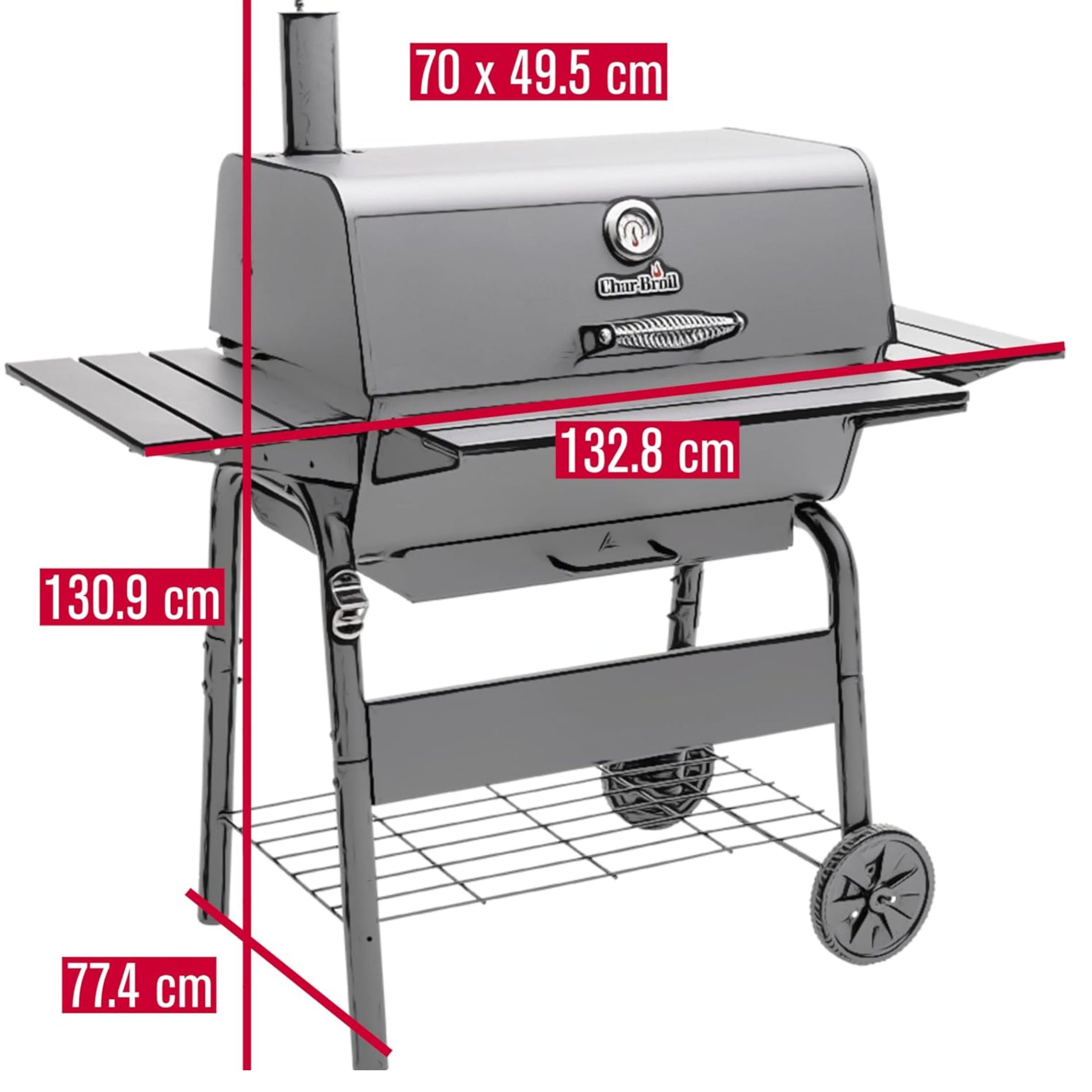 Ex-Display Char-Broil Charcoal Fusion L BBQ