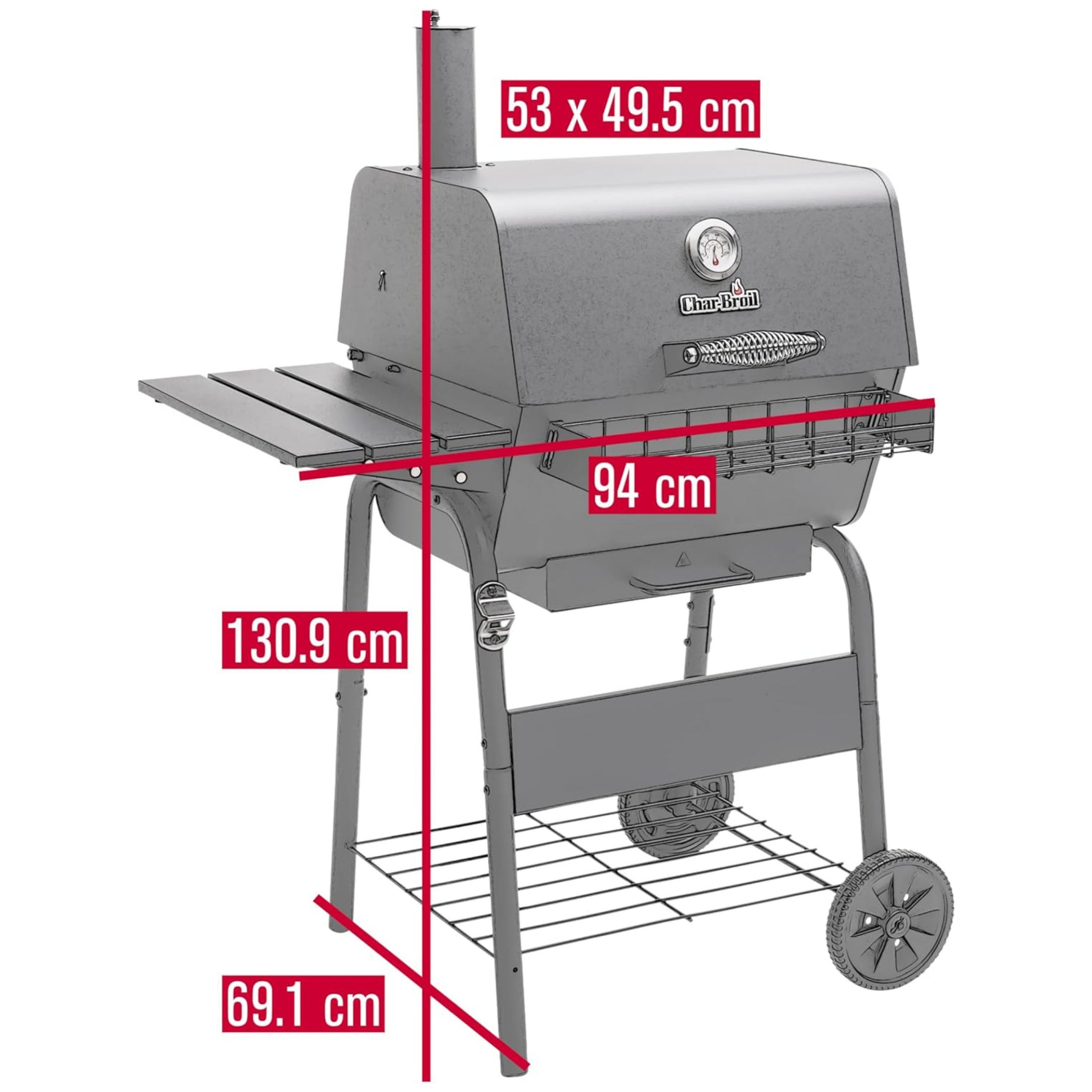Ex-Display Char-Broil Charcoal Fusion M BBQ