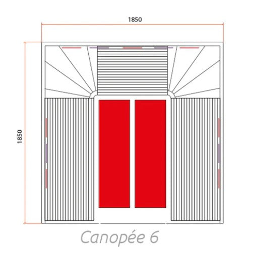 Canopee 6 person Sauna