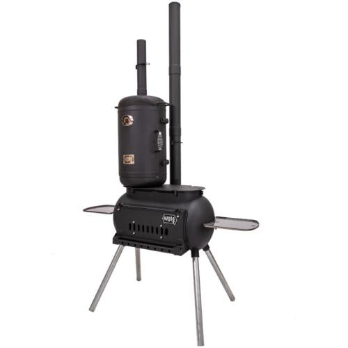 Shown with smoker oven accessory.