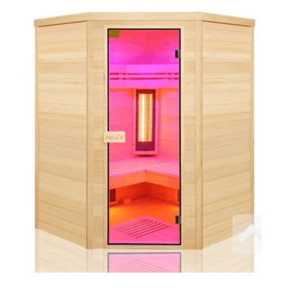 Purewave 3 person Corner Full Spectrum Infrared Sauna