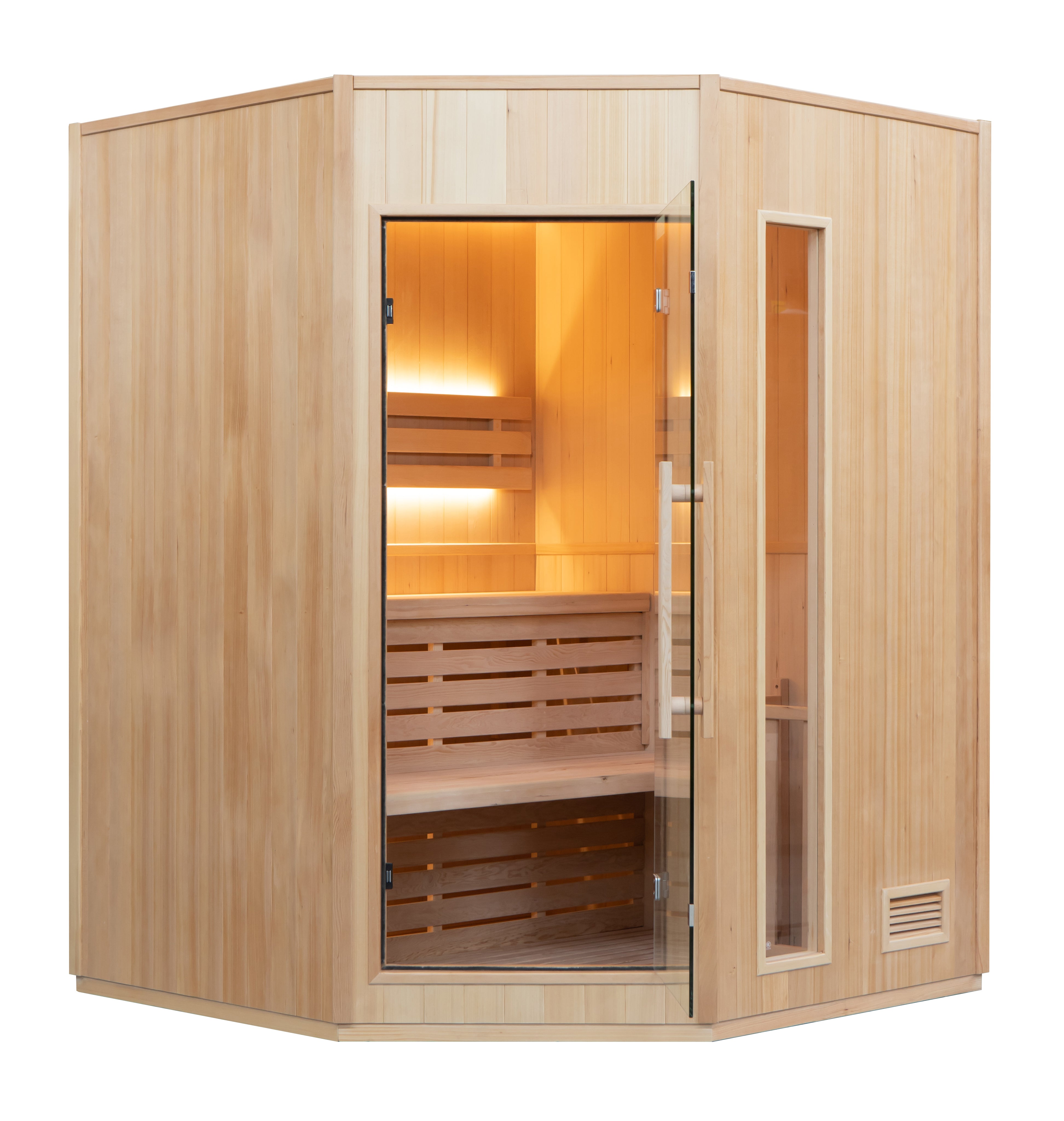 Zen 3 /4 Person Corner Steam Sauna