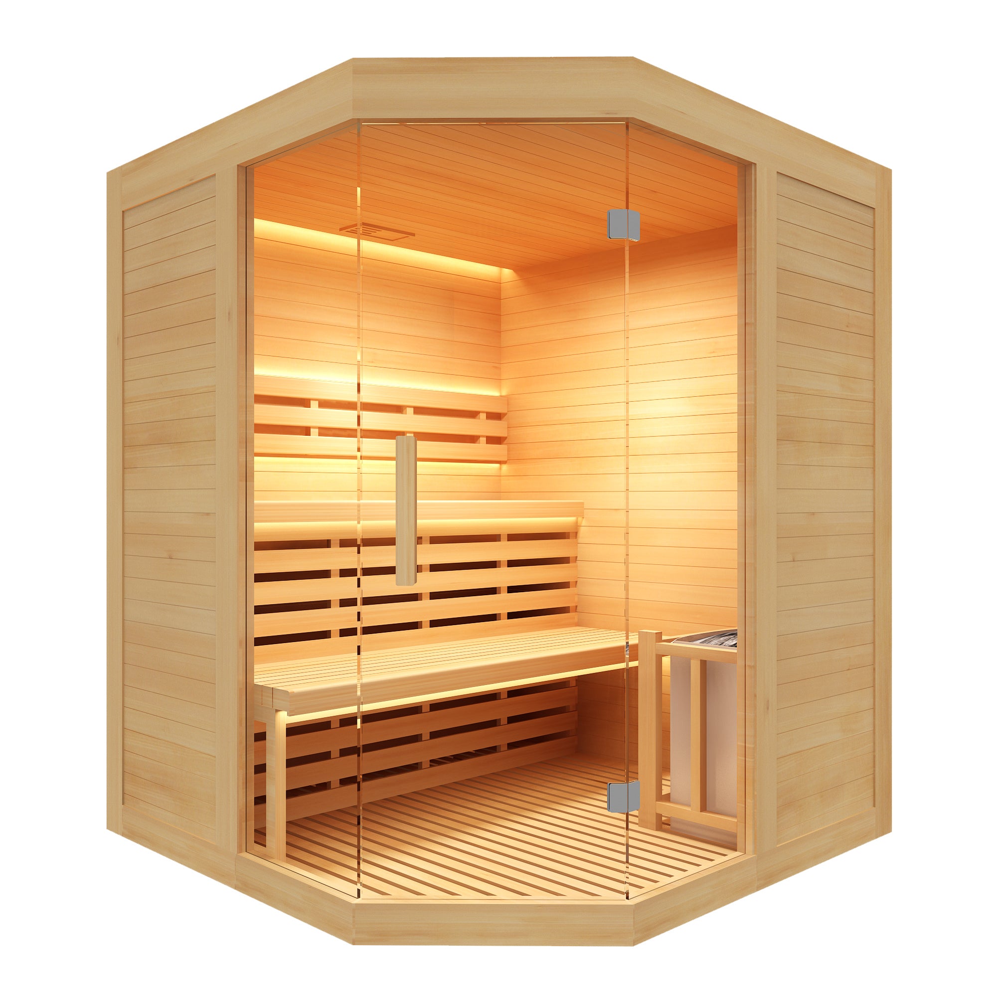 Sense 3-seater traditional sauna