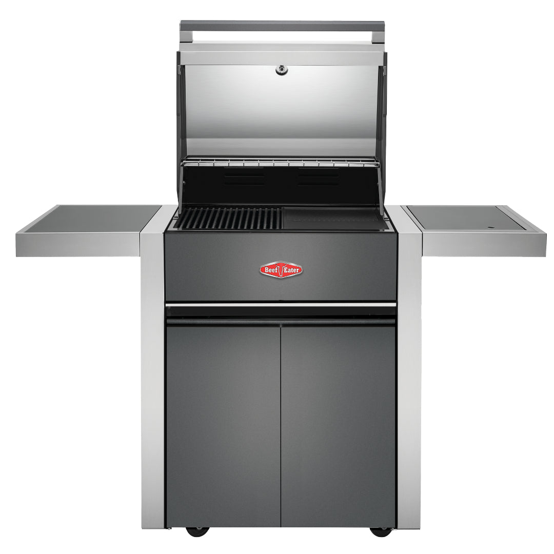 Beefeater 1700 3 Burner BBQ & Side Burner Trolley