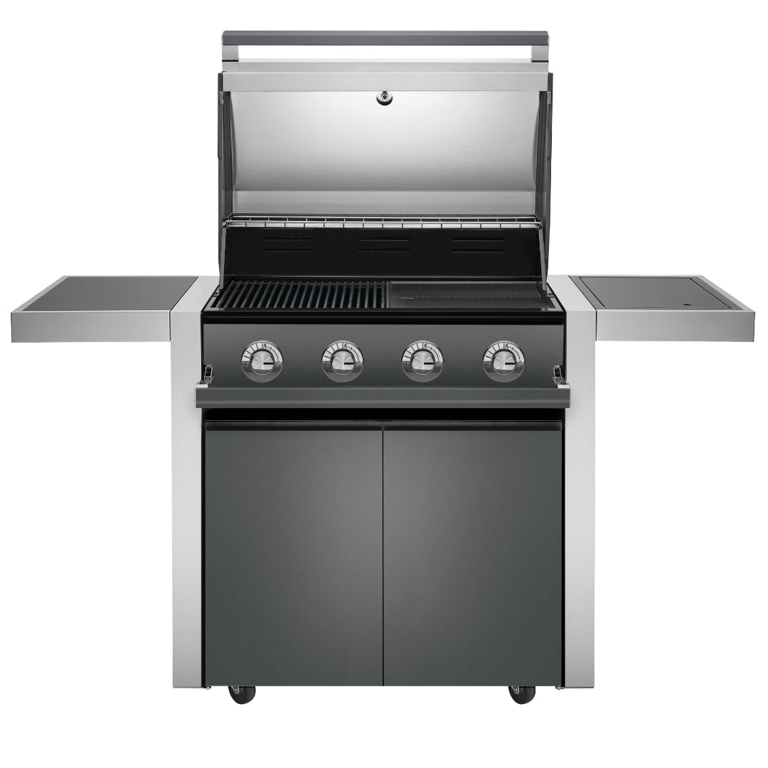 Beefeater 1700 4 Burner BBQ & Side Burner Trolley
