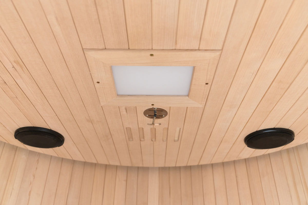 Moon 2 person Infrared sauna Wood