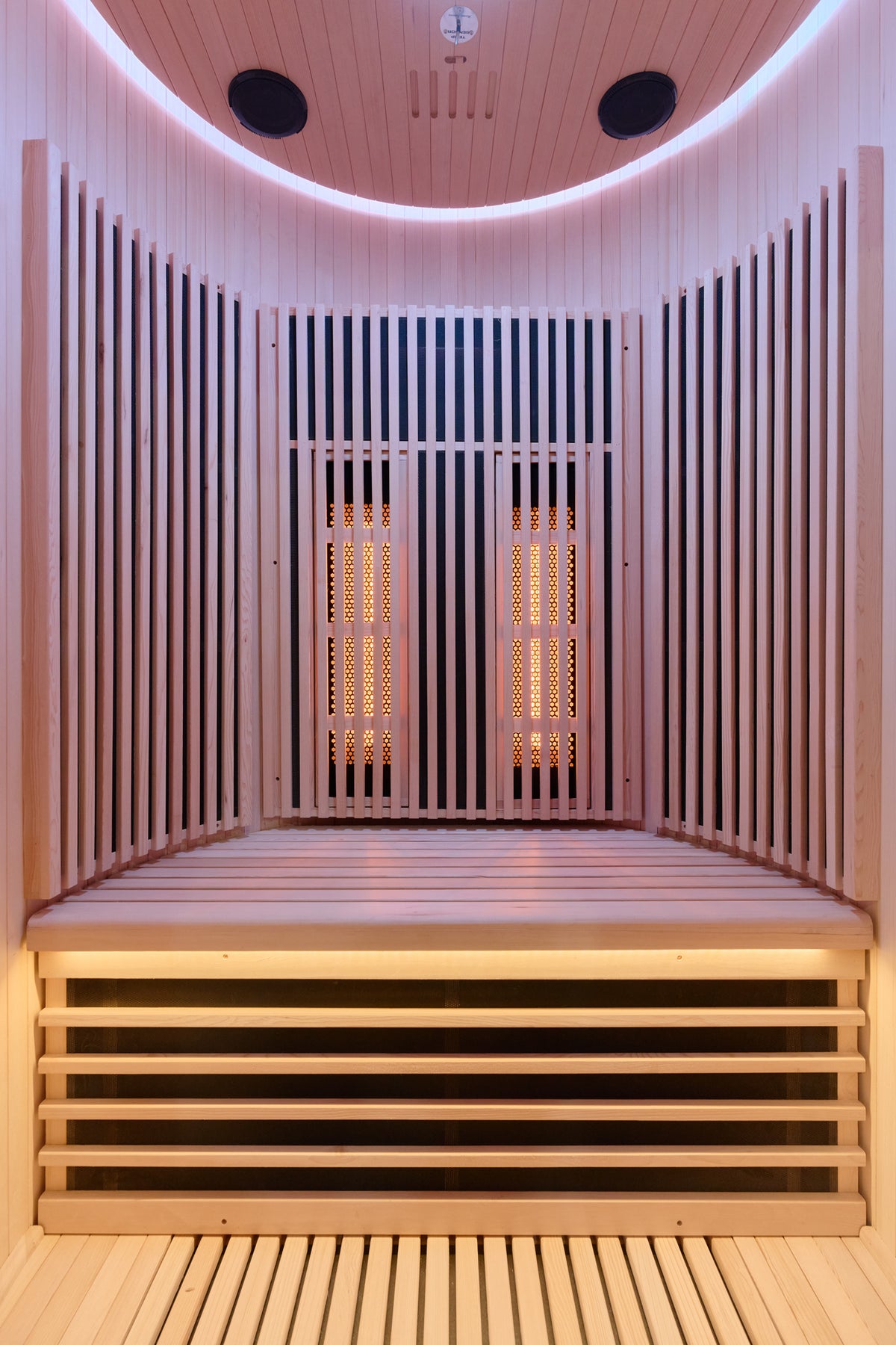 Moon 2 person Infrared sauna Wood