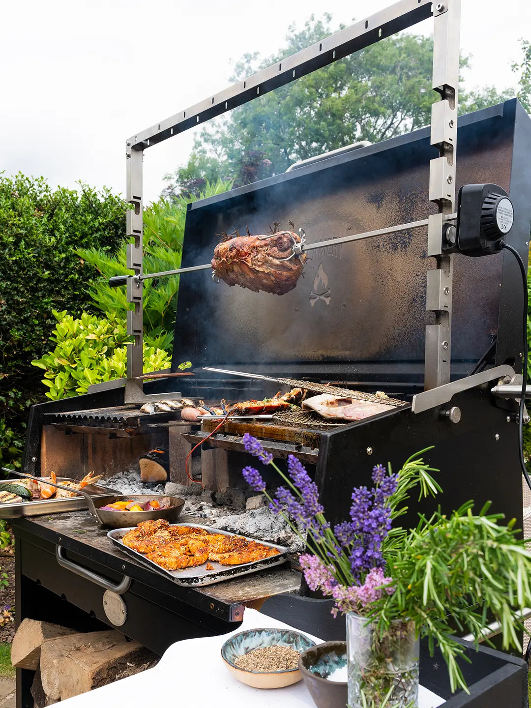 Flamery Rotisserie Frame Kit