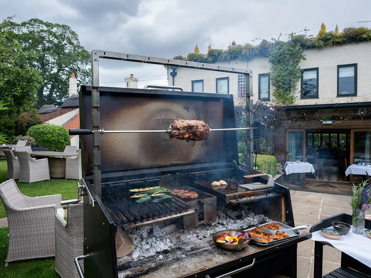Flamery Rotisserie Frame Kit